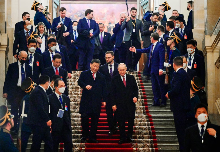 Vladimir Putin and Xi Jinping