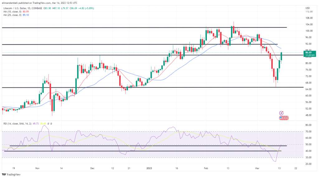 Biggest Movers: LTC Back Above $80, DOGE Extends Gains Following Inflation Report Biggest Movers: LTC Back Above $80, DOGE Extends Gains Following Inflation Report