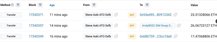 PSYOP founder lost 26 of stolen ETH to previous scammers.