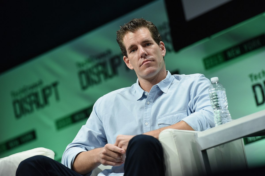 Cameron Winklevoss at TechCrunch Disrupt NY 2015.