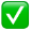 green tick