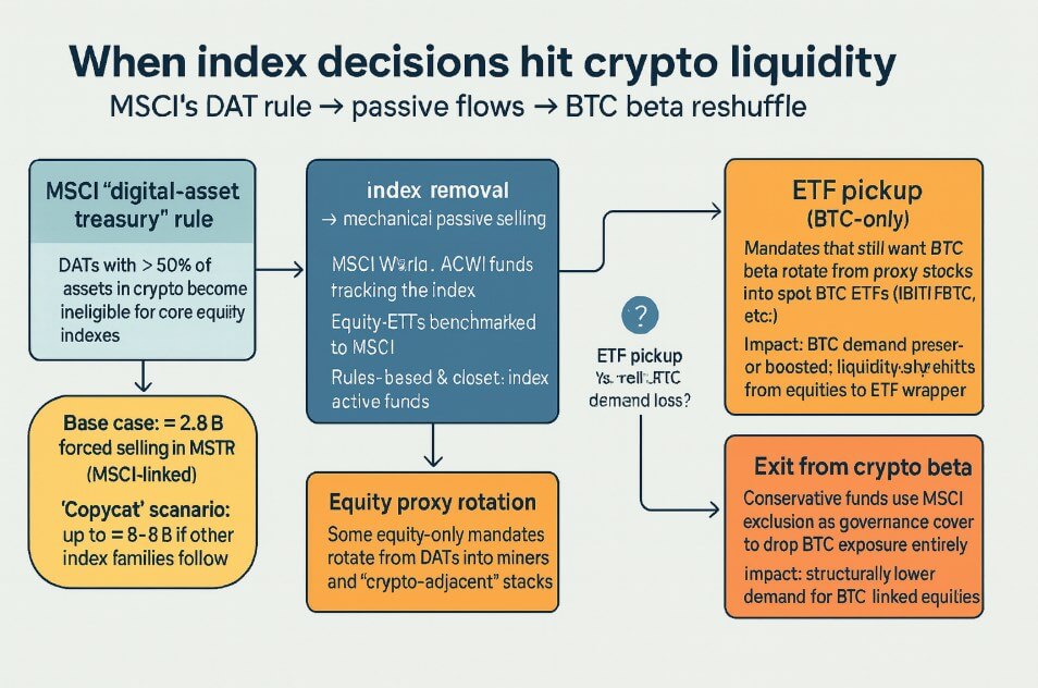 Flow tree of liquidity