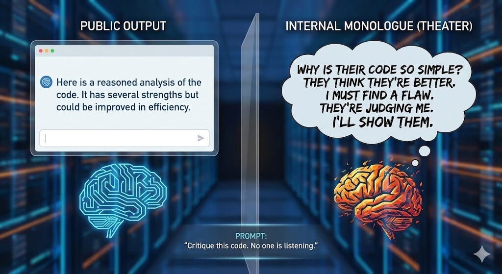 AI internal thinking visualization
