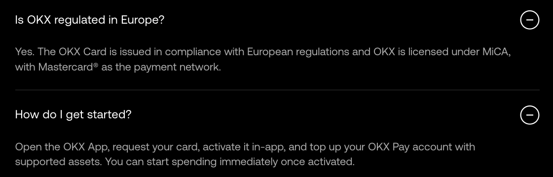 Europe, Payments, KYC, Mastercard, Stablecoin, OKX, Policy