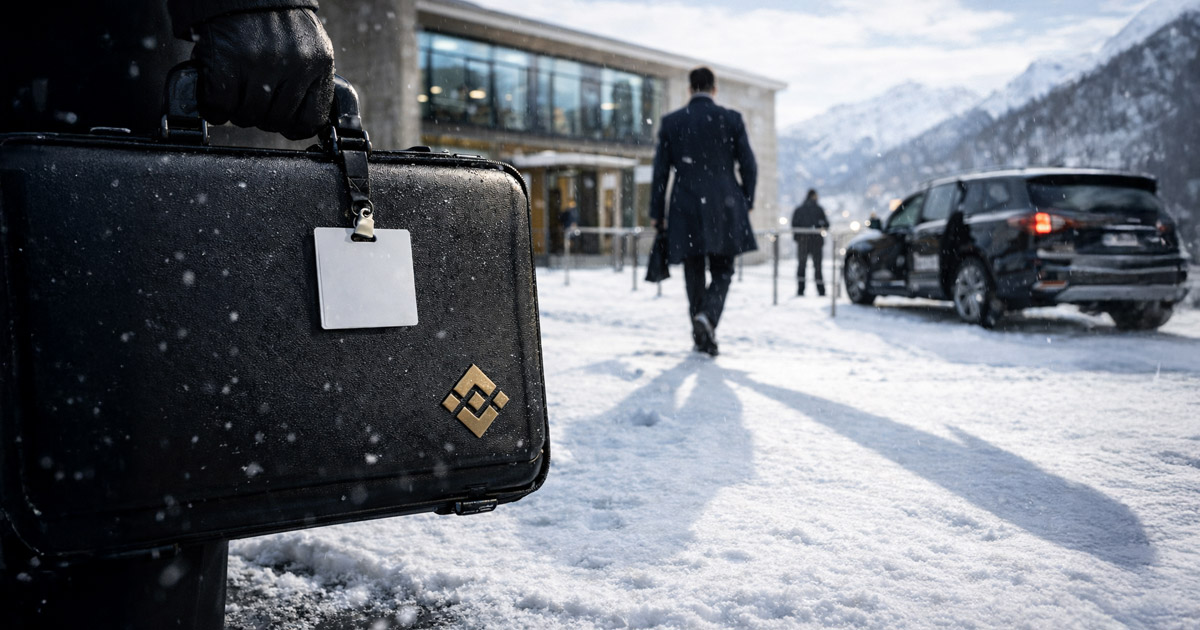 Binance davos