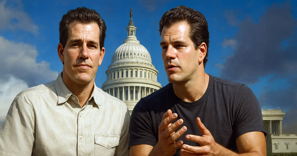 Winklevoss twins donate $21M to new crypto PAC targeting 2026 midterms
