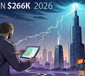 JP Morgan estimating Bitcoin target of 266k 360x320