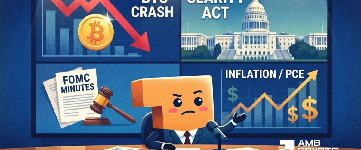 Quote based Heres what happened in crypto today  FOMC Minutes CLARITY Act more 1200x500