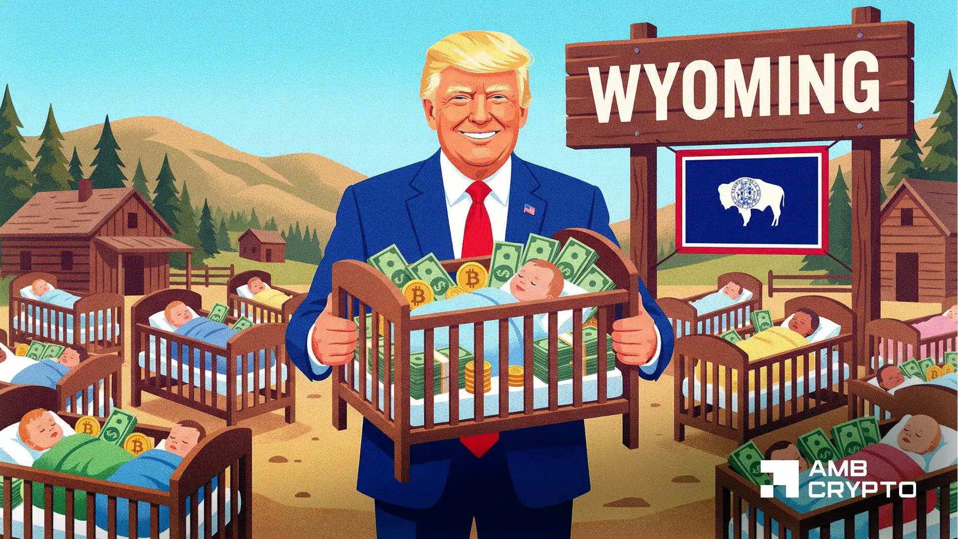 Quote based Kraken to fund Trump accounts for every child born in Wyoming in 2026 1