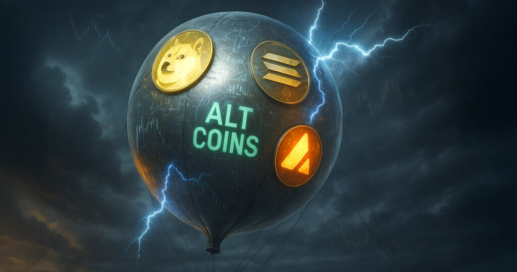 Altcoin leverage balloons to $44 billion, setting up whipsaw volatility