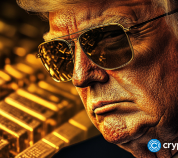 Crypto news Donald Trump golden bars option03 360x320