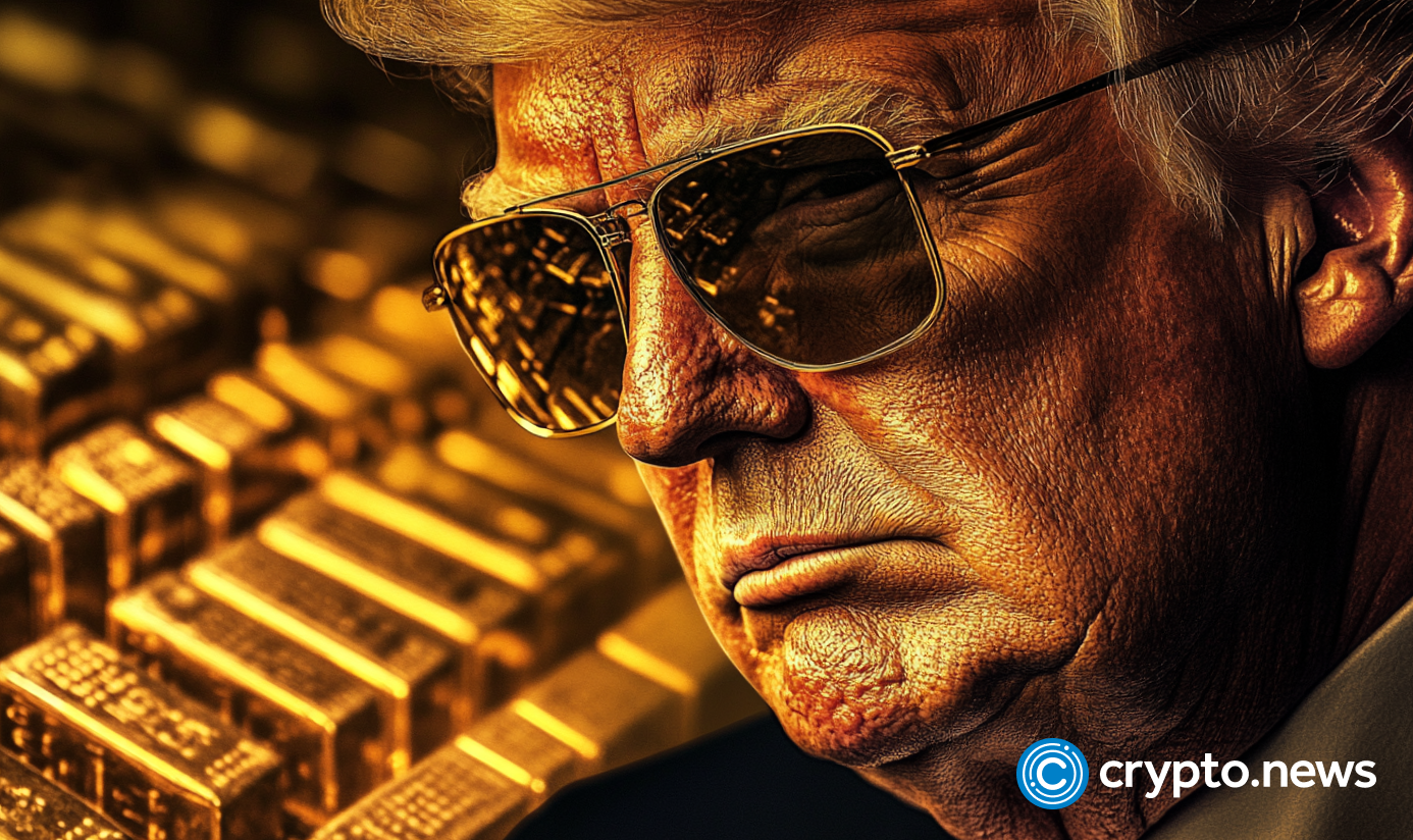 Crypto news Donald Trump golden bars option03