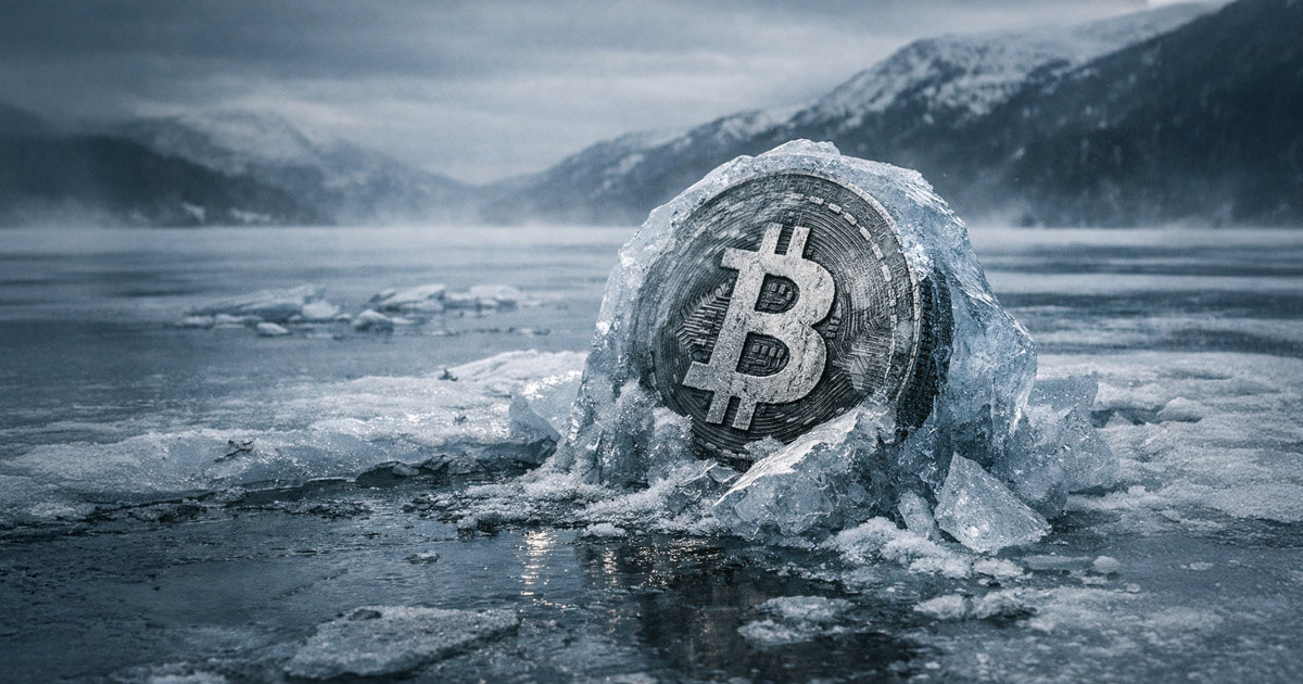 Frozen bitcoin