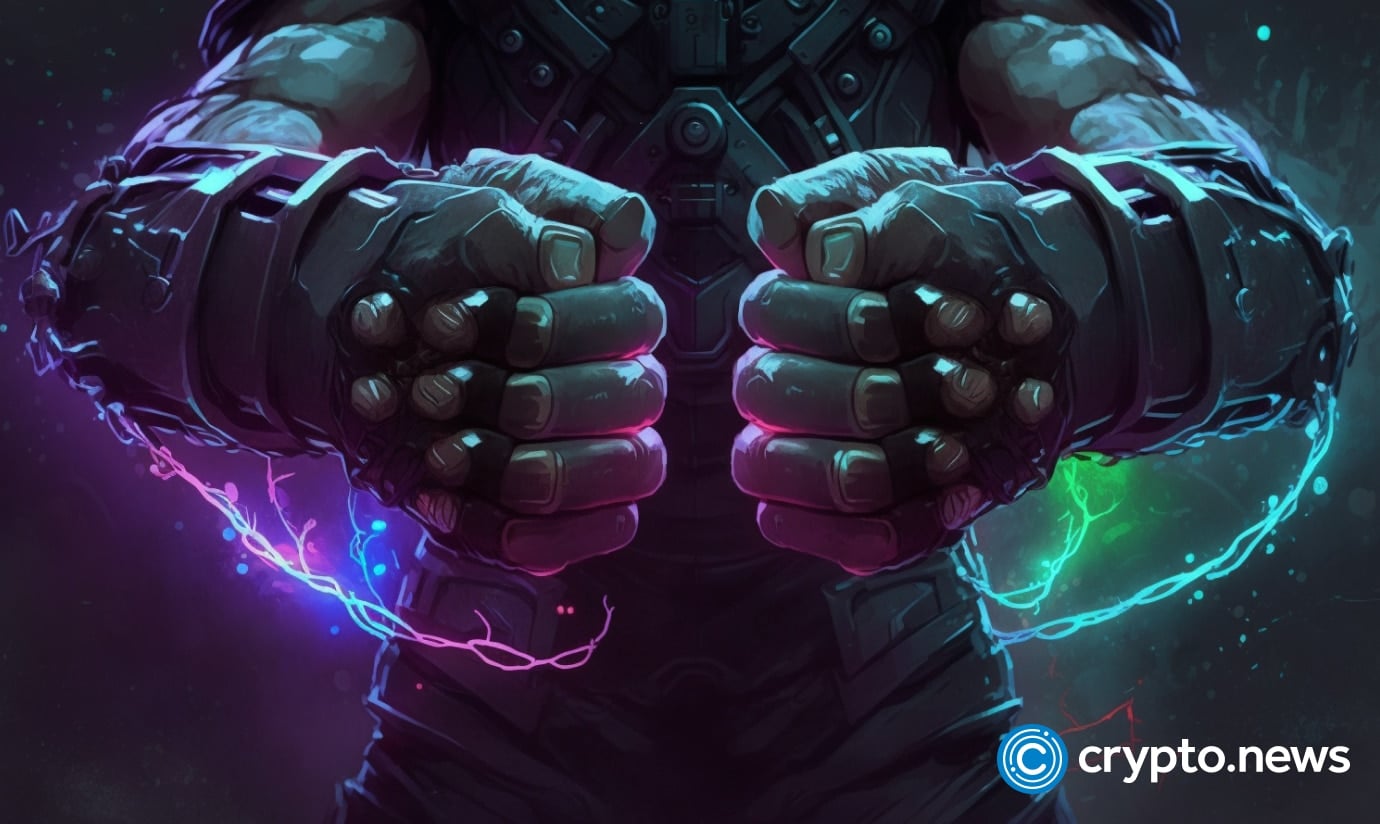 Handcuffs arrest detained