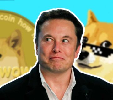 Elon Musk Twitter and Dogecoin 360x320