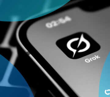 Grok app on a smartphone screen gID 7 360x320