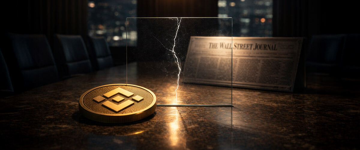 Binance wallstreetjournal clash 1200x500