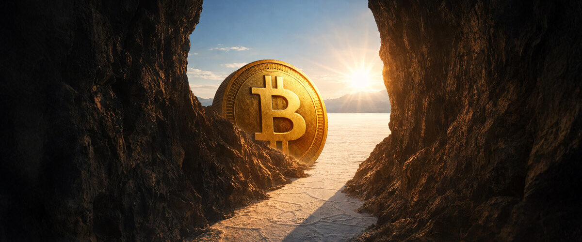 Bitcoin cresting canyon 1200x500