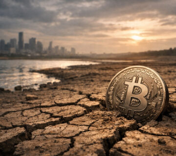 Bitcoin desolate landscape 360x320