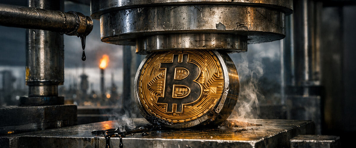 Bitcoin under pressure 1200x500