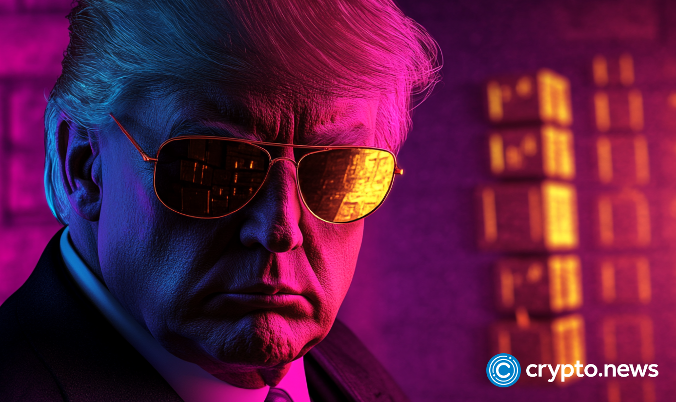 Crypto news Donald Trump golden bars option05