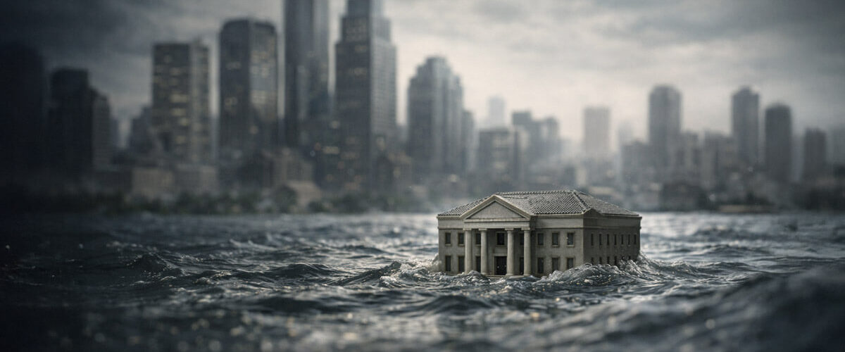 Flooded bank  1200x500