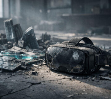 Metaverse crumbling world 360x320