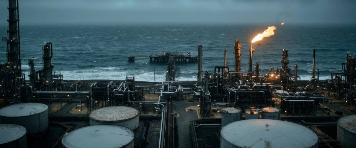 Oil refinery 1200x500