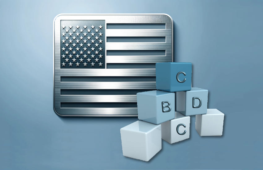 Us flag cbdc