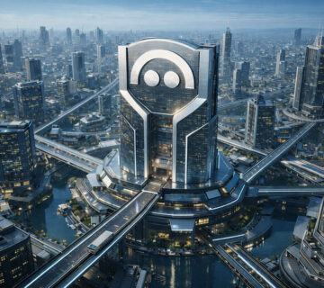 Aave futuristic city 360x320