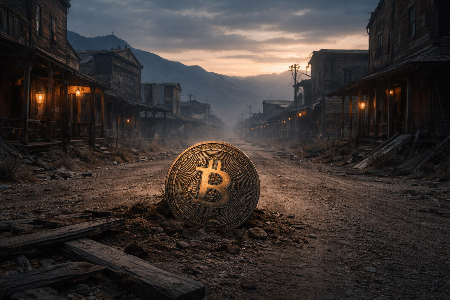 Bitcoin ghost town