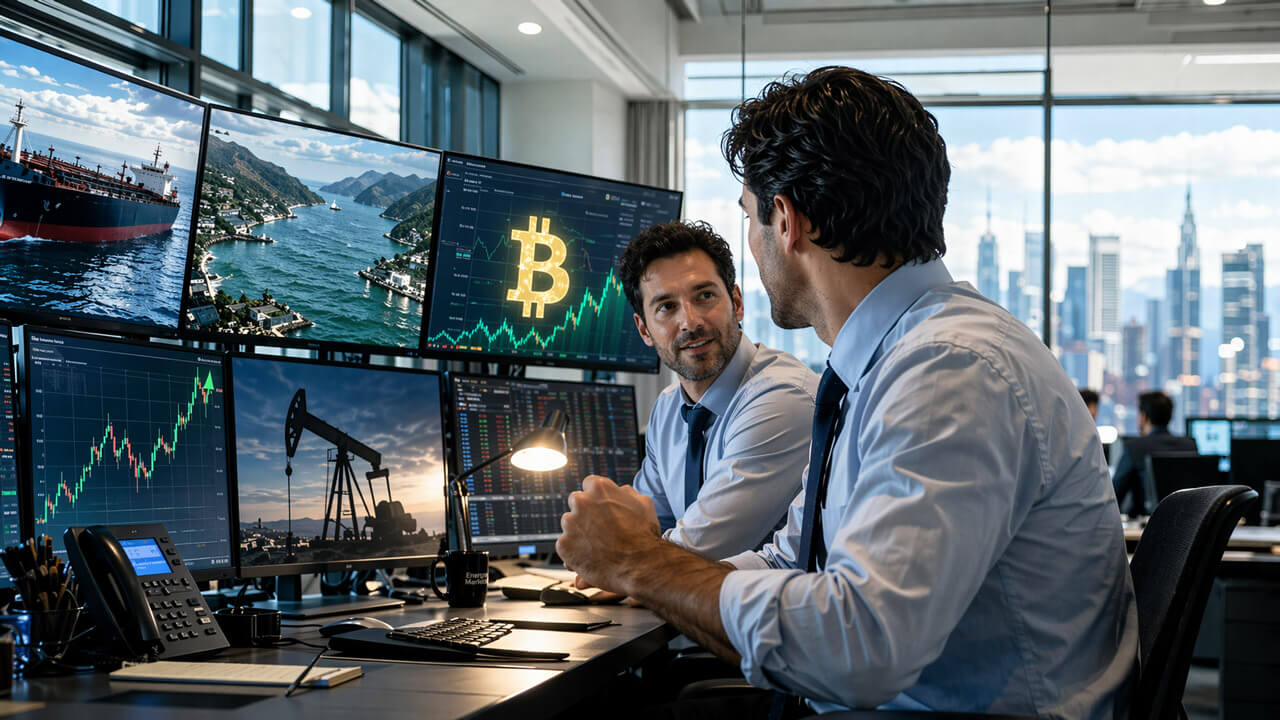 Bitcoin traders hormuz 