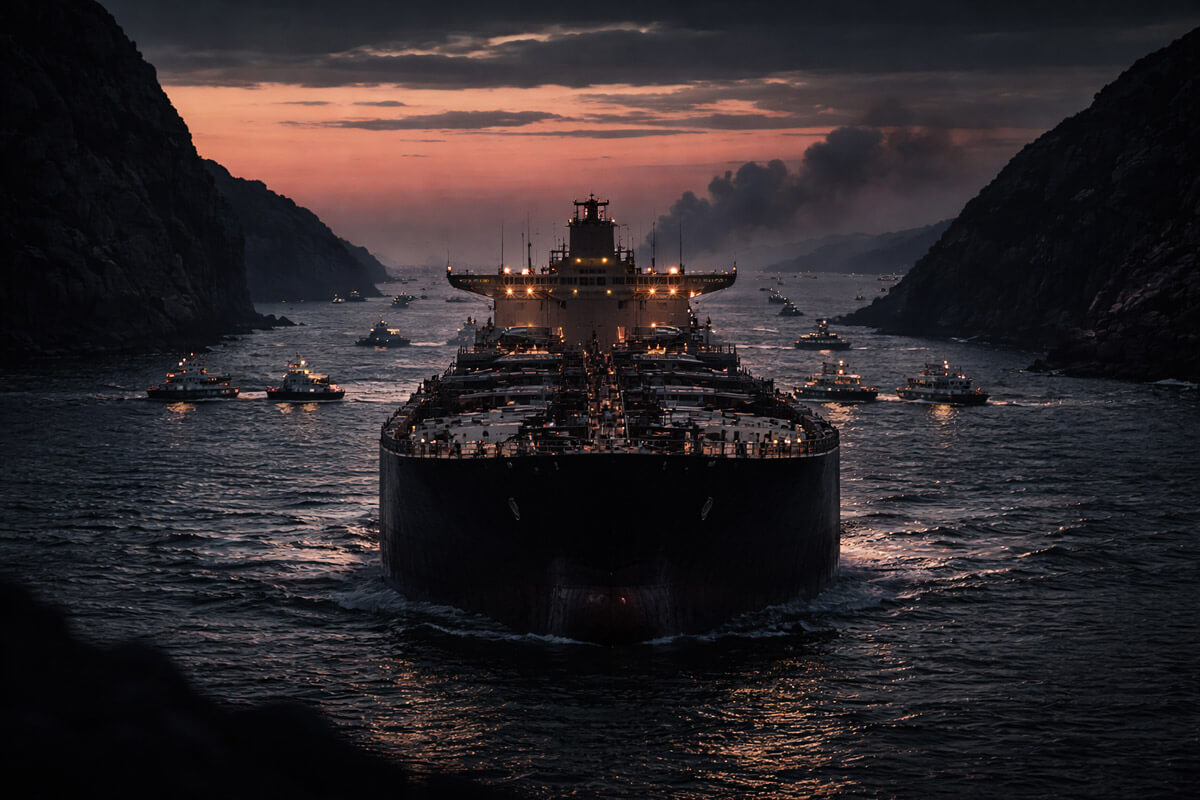 Blockade strait hormuz