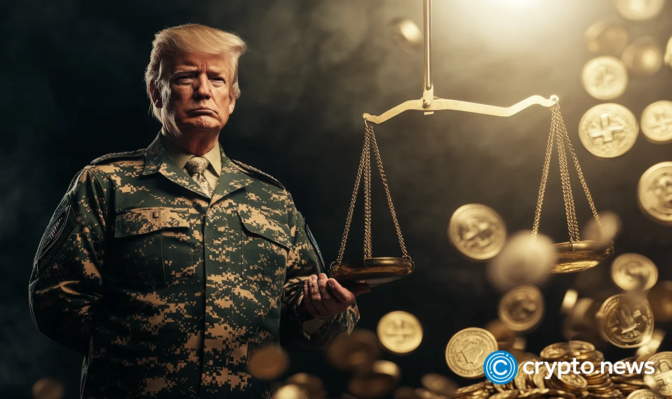 Crypto news Donald Trump as a dictator and crypto hanging in balance option01